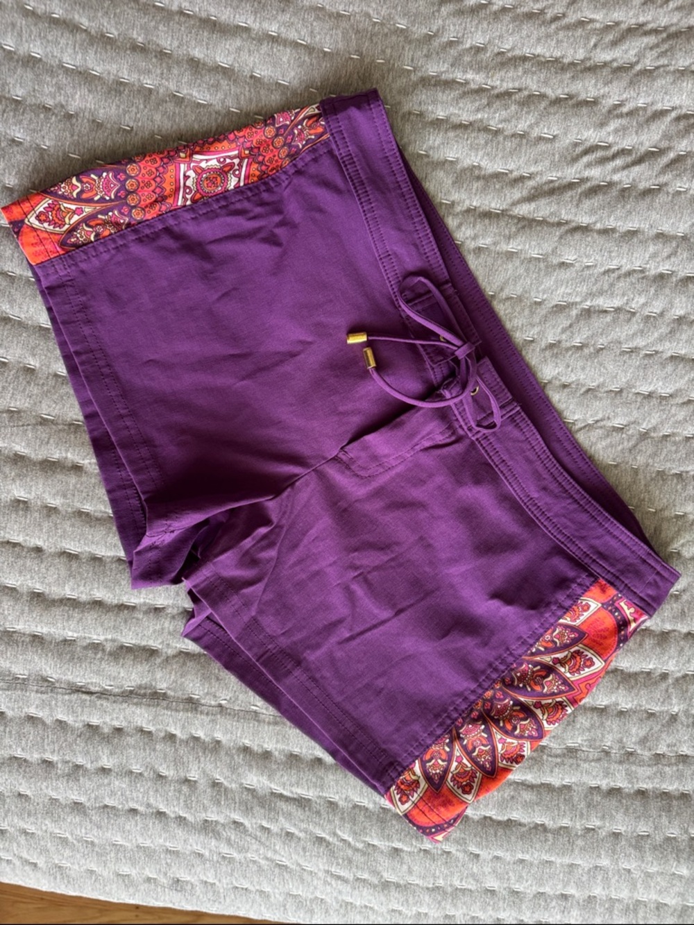 Helen Jon Lace Up Board Shorts 8 EUC